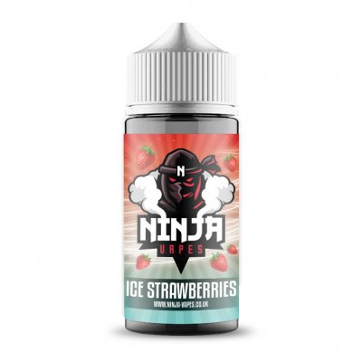 Ninja Vapes Ice Strawberries 100ml Shortfill