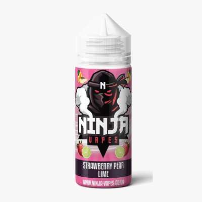 E-Liquid  Strawberry Pear Lime 100 ML Shortfill,vape ninja ,moreish puff pear and lime,pear ,lime,100ml e liquid