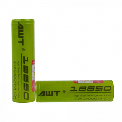 Pack of 2  AWT 18650 Battery