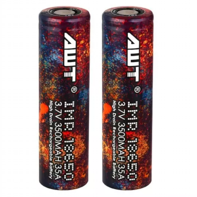 2 x AWT 18650 3.7V 3500MAH 35A