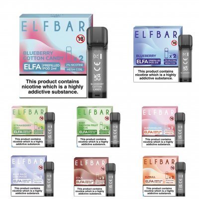 Pack Of 5 Elf Bar Mate P1 Refills  Refillable Pods