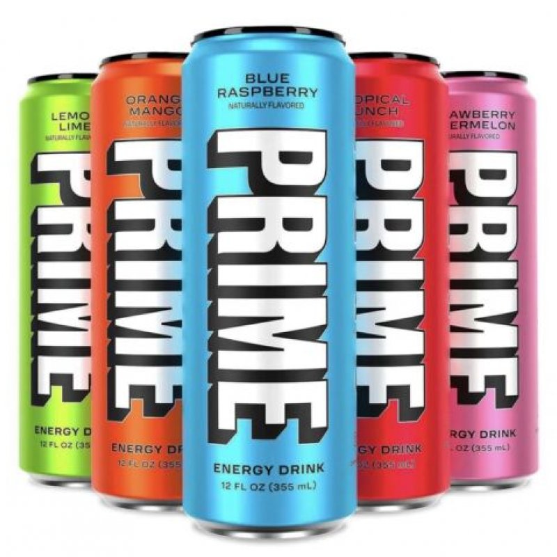 Prime Energy Drink 355mL Can By Logan Paul x KSI.