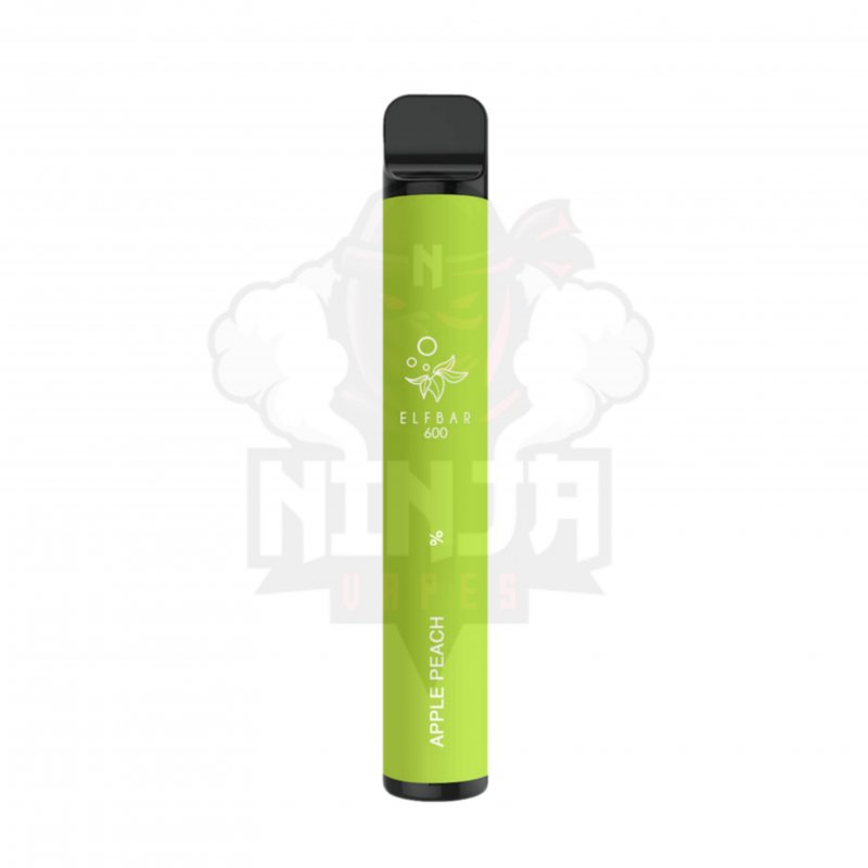 Apple Peach Elf Bar 600 Puffs | 40+ Flavours | Check Our Price