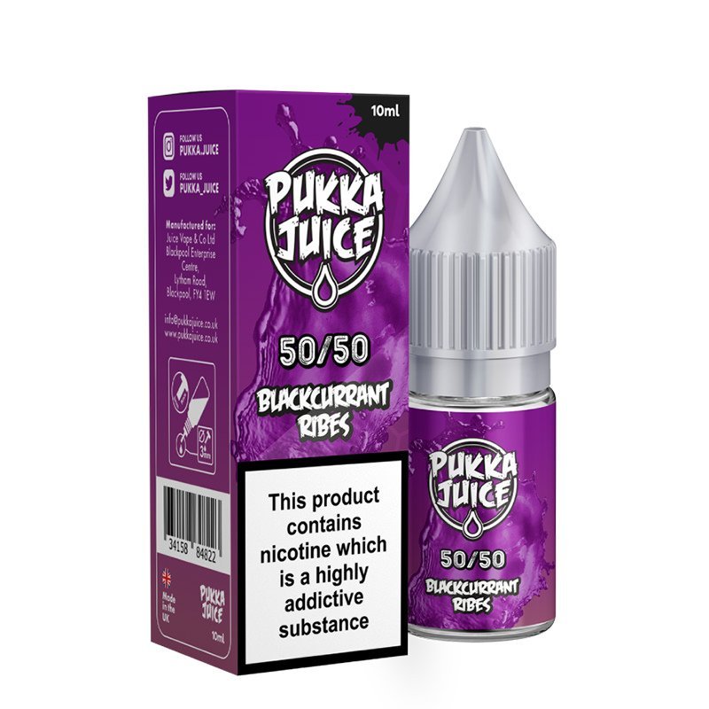 Pukka Juice E-Liquid Blackcurrant Ribes 10ml