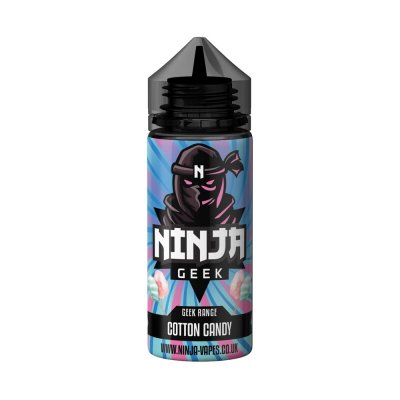 Cotton Candy Geek Range E-liquid 100ml Shortfill