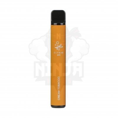 Cream Tobacco Elf Bar 600 Puffs | 40+ Flavours | Check Our Price