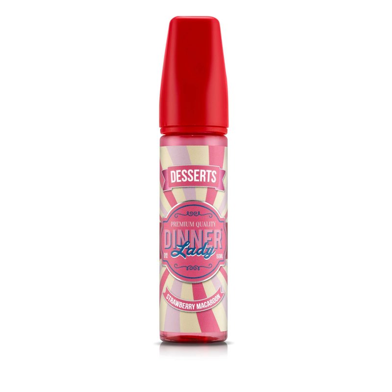 Dinner Lady E-Liquid Strawberry Macaroon 50ml