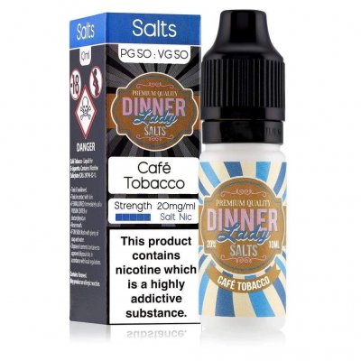 Dinner Lady Nic Salt Cafe Tobacco 10ml