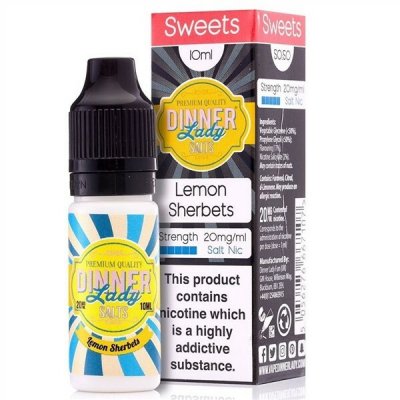 Dinner Lady Nic Salt Lemon Sherbets 10ml