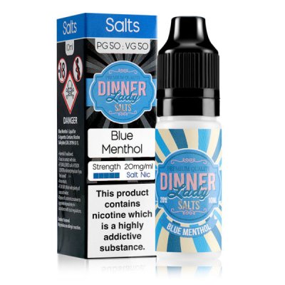 Dinner Lady Nic Salts Blue Menthol 10ml