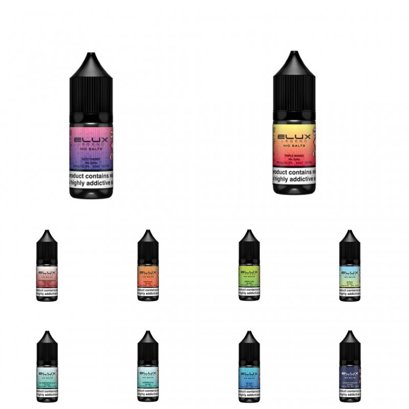 Pack Of 3 Elux Legend Nic Salt E-Liquids