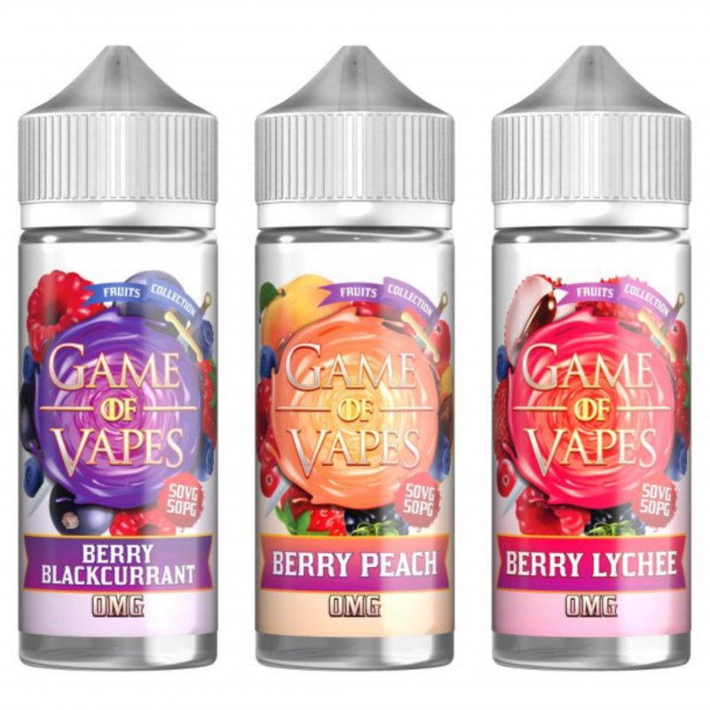 Game of Vapes 100ml E-liquids 50VG/50PG Shortfills