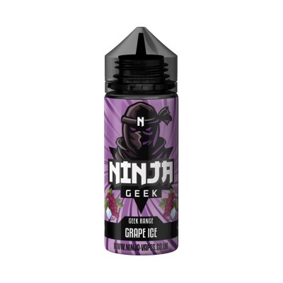 Grape Ice Geek Range E-liquid 100ml Shortfill