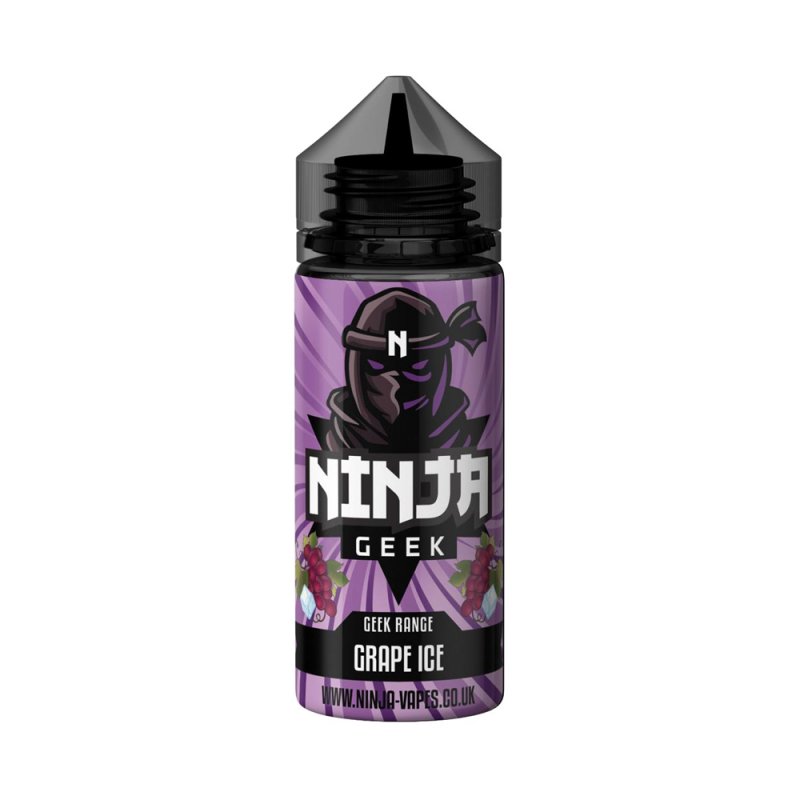 Grape Ice Geek Range E-liquid 100ml Shortfill