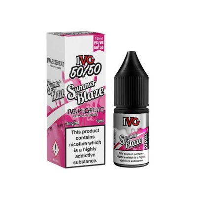 IVG E Liquid Summer Blaze 10ml,ivg reviews,ivg nic salt,10ml,ivg summer blaze,cheap vape juice,ivg uk