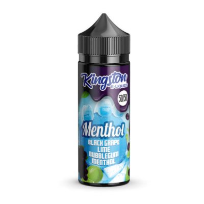 Kingston 50/50 Black Grape, Lime, Bubblegum & Menthol 100ml