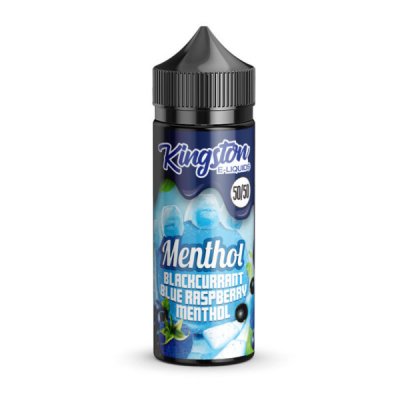 Kingston 50/50 Blackcurrant, Blue Raspberry, Menthol 100ml