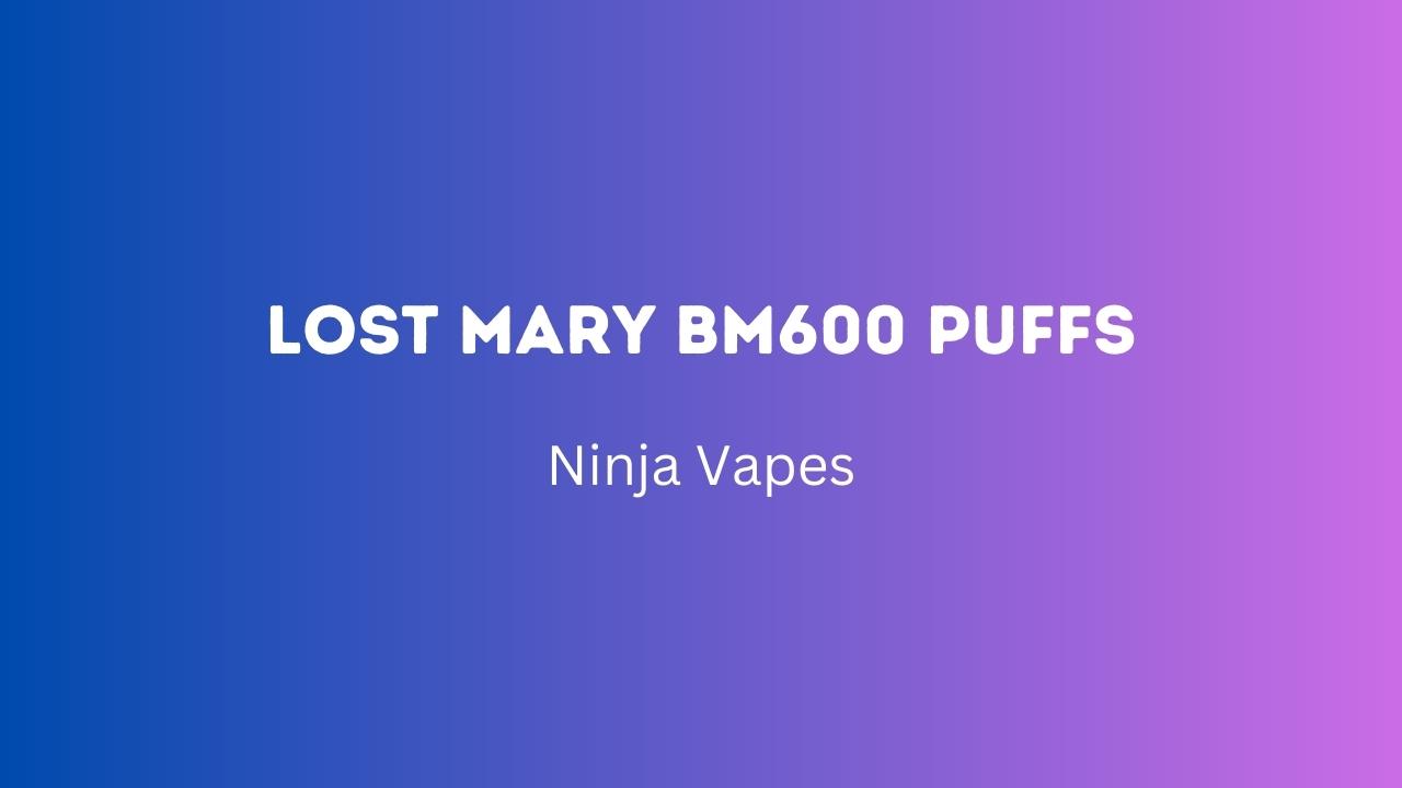 Lost Mary BM600 Puffs | Ninja Vapes