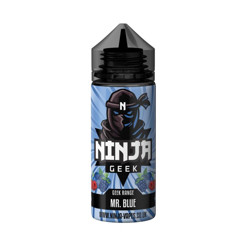 Mr Blue Geek Range E-liquid 100ml Shortfill