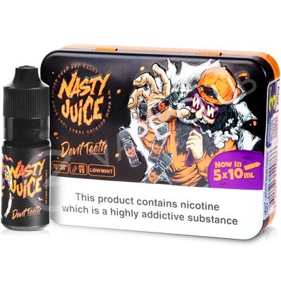 Nasty Juice E Liquid Devil Teeth 5 x 10ml