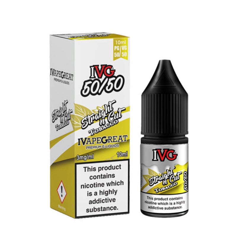 IVG E-Liquid Straight N Cut Tobacco 10ml