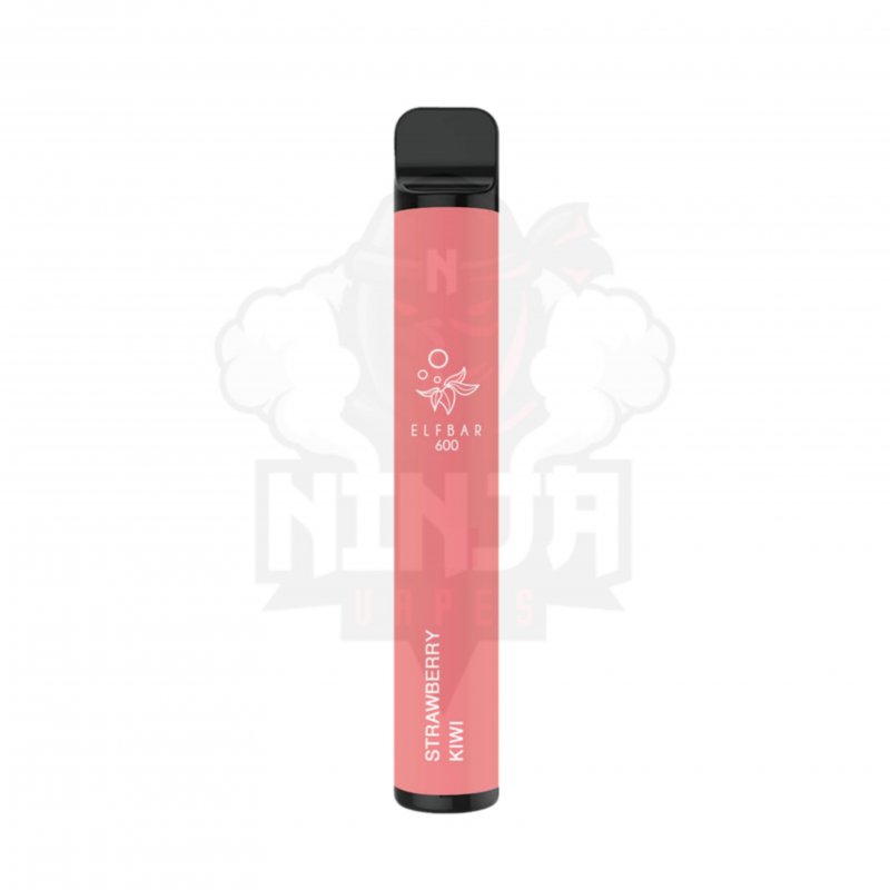 Strawberry Kiwi Elf Bar 600 Puffs | 40+ Flavours | Check Our Price