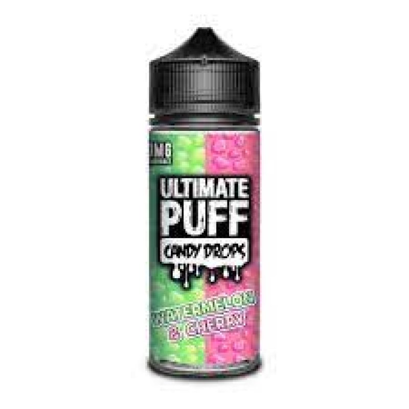 Ultimate Puff Candy Drops E-Liquid Watermelon & Cherry 100ml