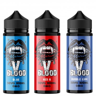 V Blood 100ml E-Liquid  50vg 0mg shortfill