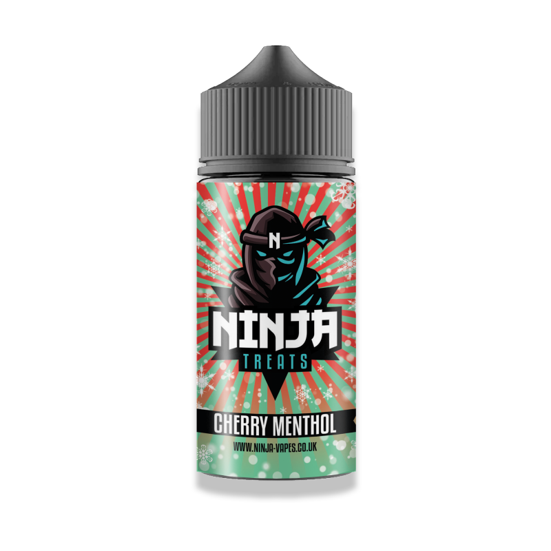 Ninja Treats E-Liquid Cherry Menthol 100ml Shortfill