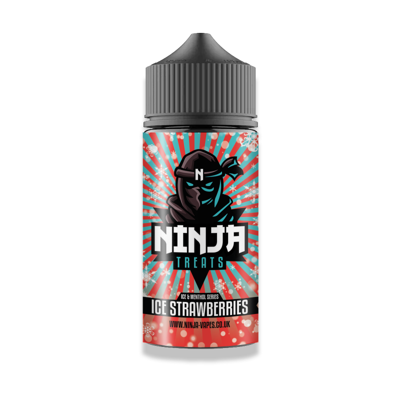 Ninja Treats Ice Strawberries  100ml  Shortfill