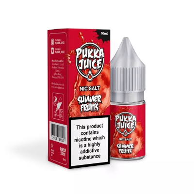 Pukka Juice Nic Salt Summer Fruits 10ml