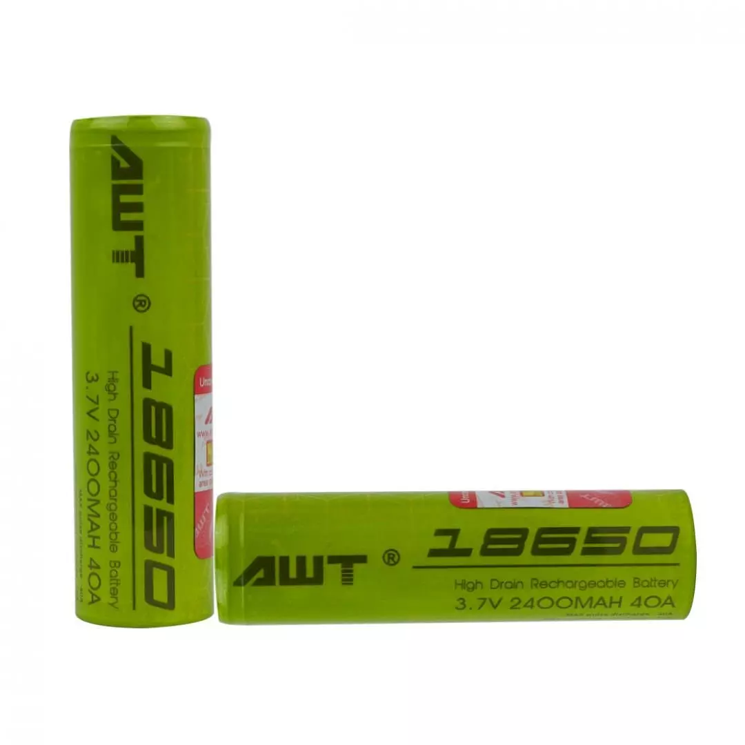 1 x AWT 18650 2400MAH 40A 3.7V