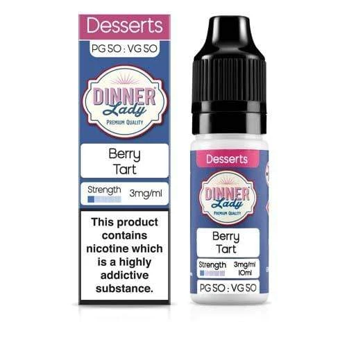 Pack of 3 Dinner Lady Desserts Berry Tart 10ml